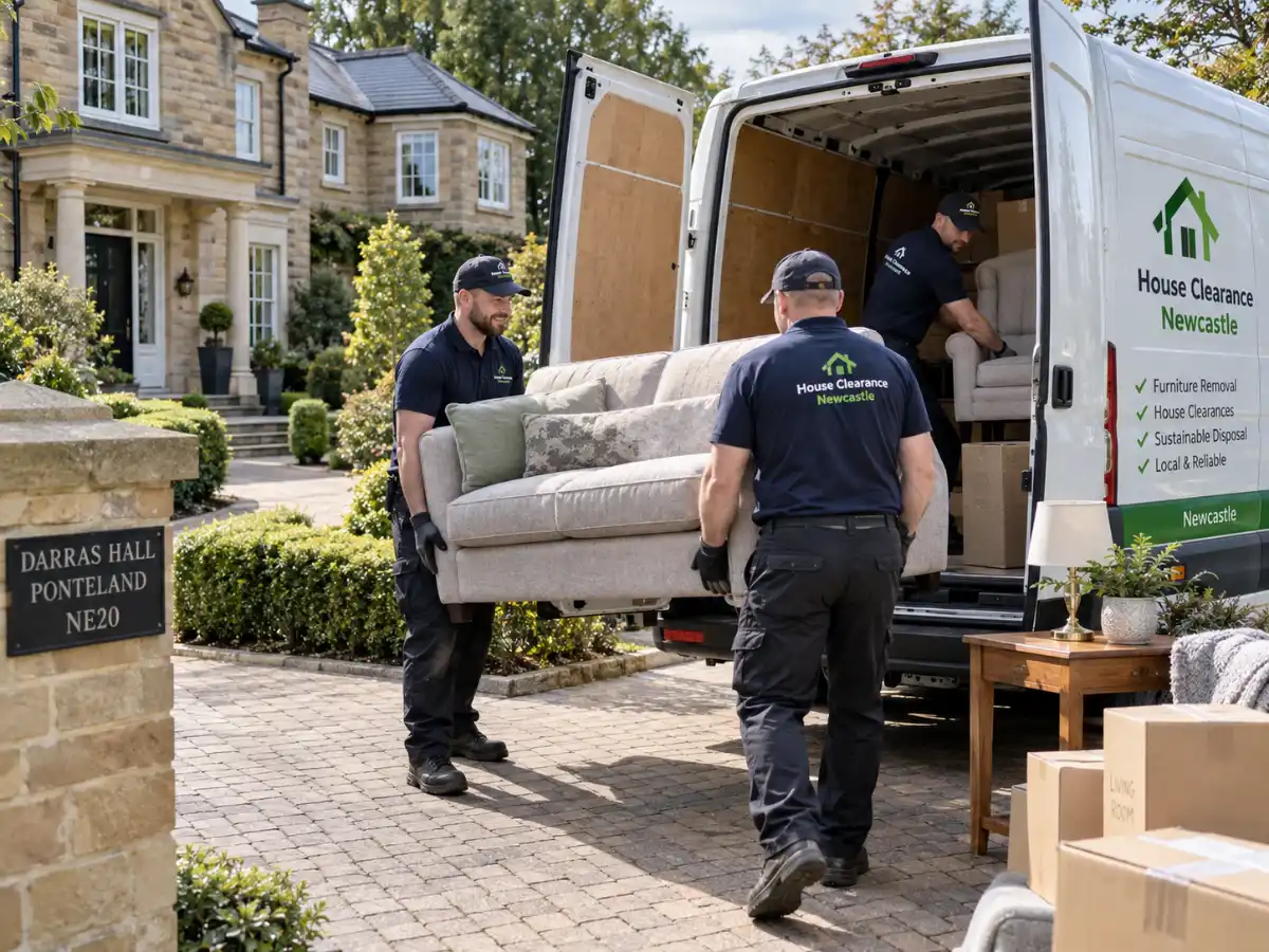 Furniture Removal in Darras Hall, Ponteland, NE20